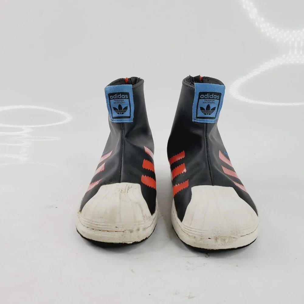 Adidas Boy's Black Superstar 360 S23967 Outdoor‎ Causal Rain Boots Size 11K